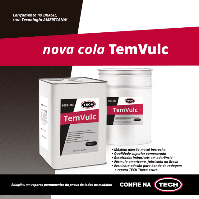 LANÇAMENTO. Nova Cola TemVulc fabricada no Brasil!