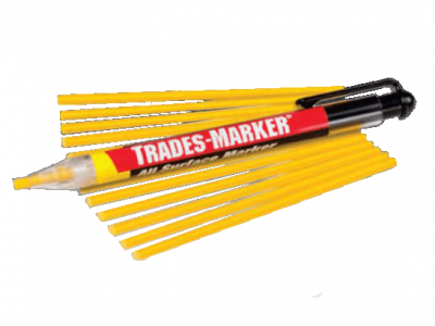 TRADES MARKER PENCIL YELLOW